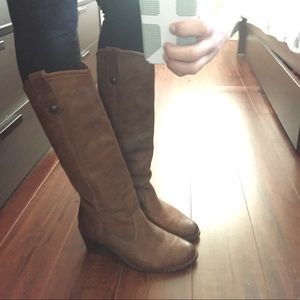 Frye Jackie Button Boot Leather Cognac size 8